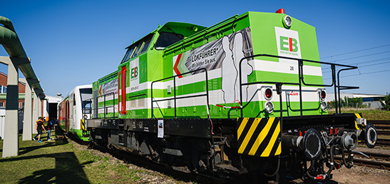 Locomotive front view