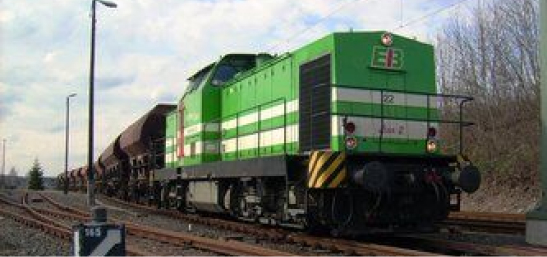 Locomotive side view